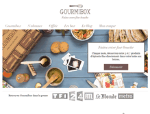 Tablet Screenshot of gourmibox.com
